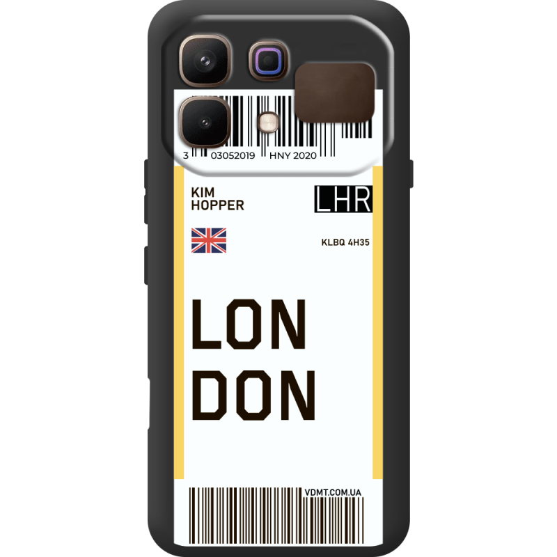 Прозорий чохол BoxFace Infinix Note 60 Ticket London