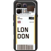 Прозорий чохол BoxFace Infinix Note 60 Ticket London