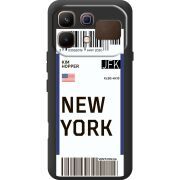 Прозорий чохол BoxFace Infinix Note 60 Ticket New York