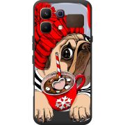 Прозорий чохол BoxFace Infinix Note 60 Winter Puggy