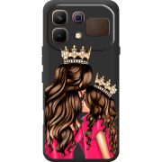 Прозорий чохол BoxFace Infinix Note 60 Queen and Princess