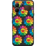 Прозорий чохол BoxFace Infinix Note 60 Hippie Flowers
