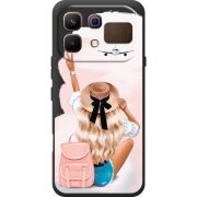 Прозорий чохол BoxFace Infinix Note 60 Travel Girl
