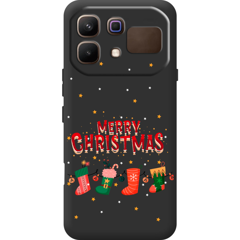 Прозорий чохол BoxFace Infinix Note 60 Merry Christmas