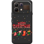 Прозорий чохол BoxFace Infinix Note 60 Merry Christmas
