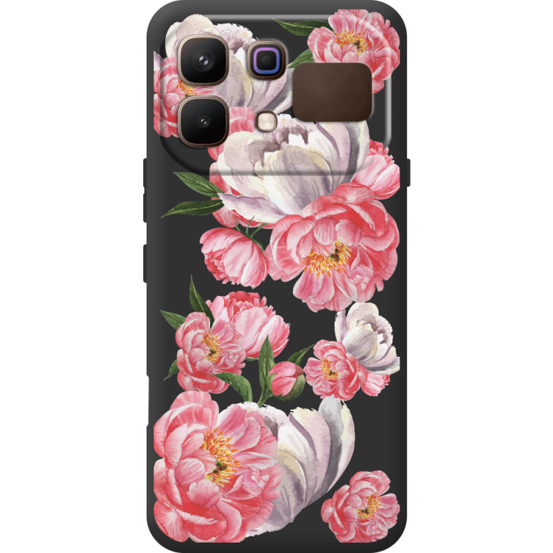 Прозорий чохол BoxFace Infinix Note 60 Peony Watercolor Style