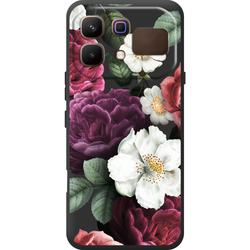 Прозорий чохол BoxFace Infinix Note 60 Floral Dark Dreams
