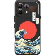 Прозорий чохол BoxFace Infinix Note 60 Большая волна в Канагаве