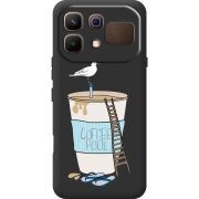 Прозорий чохол BoxFace Infinix Note 60 Segull in Cofee Pool