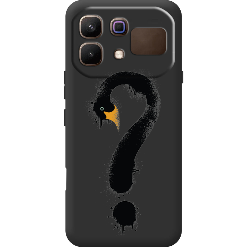 Прозорий чохол BoxFace Infinix Note 60 Swan question