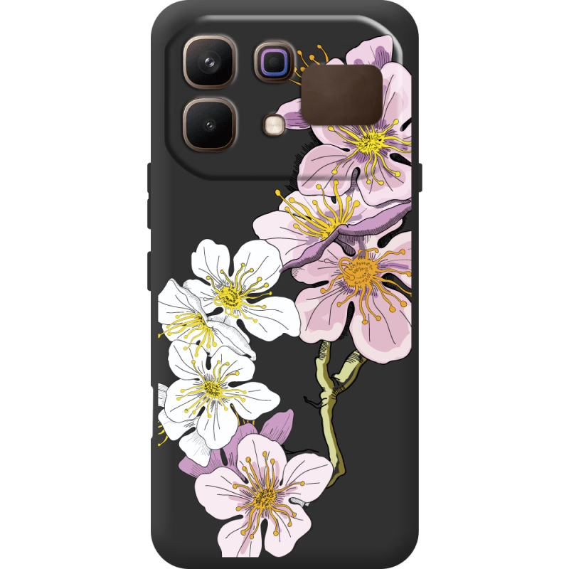 Прозорий чохол BoxFace Infinix Note 60 Cherry Blossom