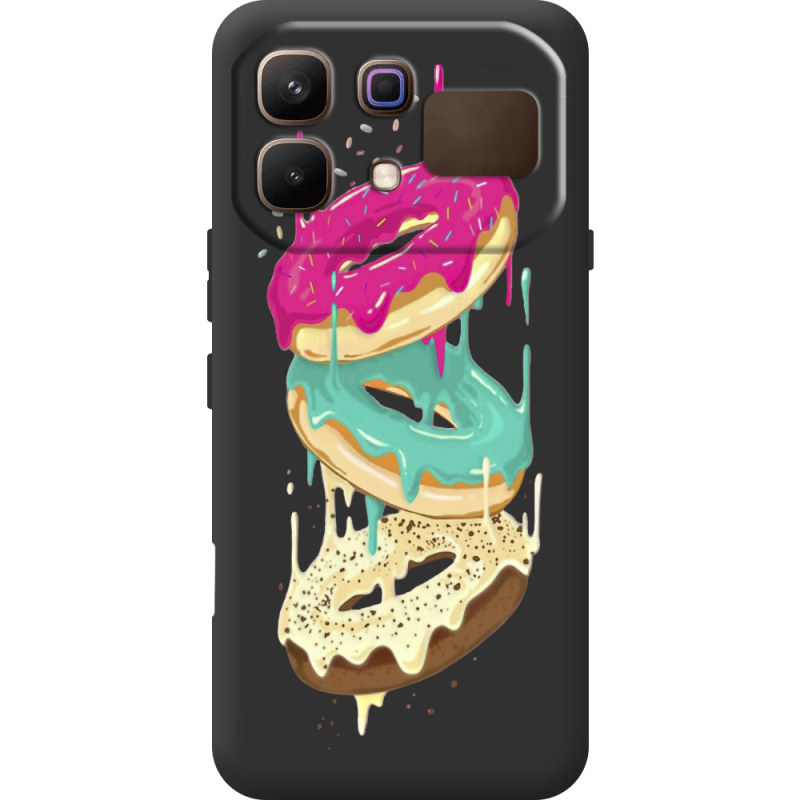 Прозорий чохол BoxFace Infinix Note 60 Donuts