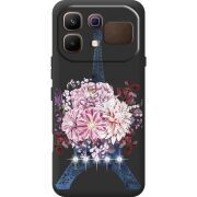 Чохол зі стразами Infinix Note 60 Eiffel Tower