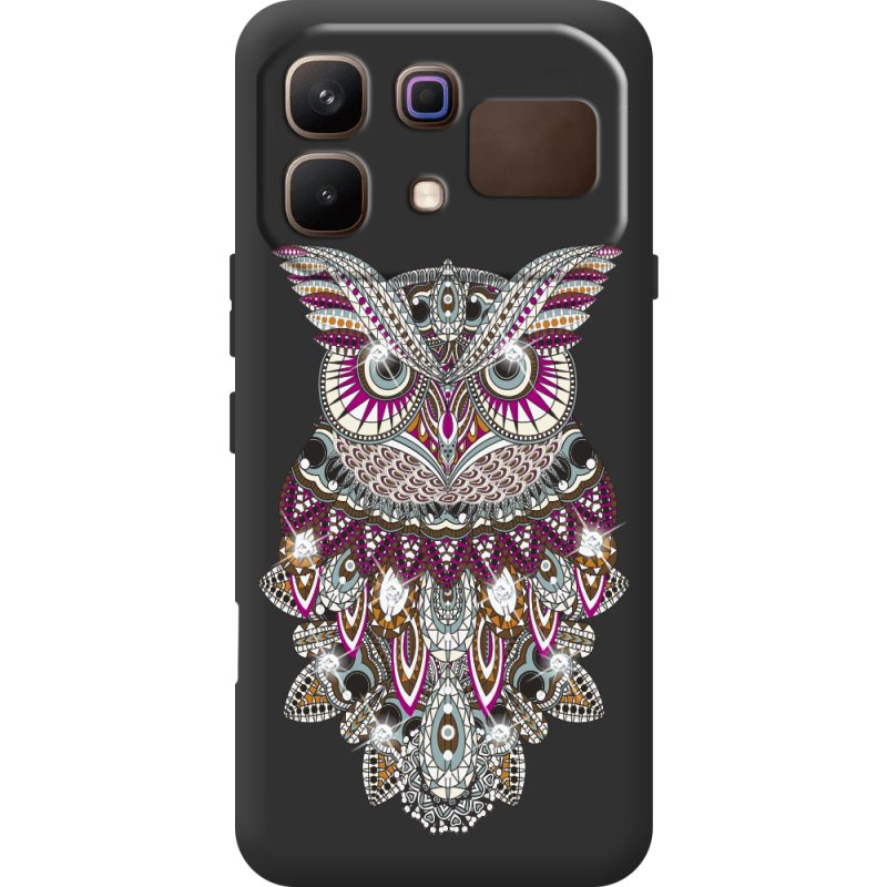 Чохол зі стразами Infinix Note 60 Owl