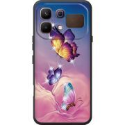 Чохол зі стразами Infinix Note 60 Butterflies