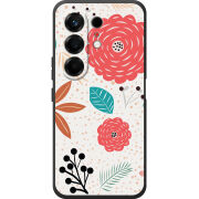 Чохол BoxFace Tecno Camon 50 Line Flowers