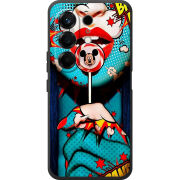 Чохол BoxFace Tecno Camon 50 Girl Pop Art