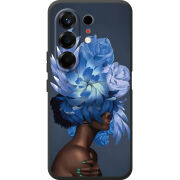 Чохол BoxFace Tecno Camon 50 Exquisite Blue Flowers
