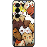 Чохол BoxFace Tecno Camon 50 Sleepy Cats