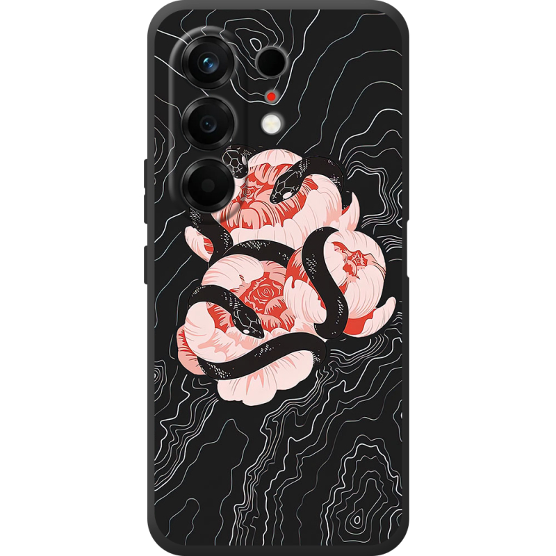 Чохол BoxFace Tecno Camon 50 Snake Rose