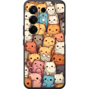 Чохол BoxFace Tecno Camon 50 Котики муркотики