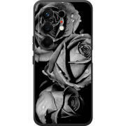 Чохол BoxFace Tecno Camon 50 Black and White Roses