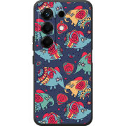 Чохол BoxFace Tecno Camon 50 Flying Elephants