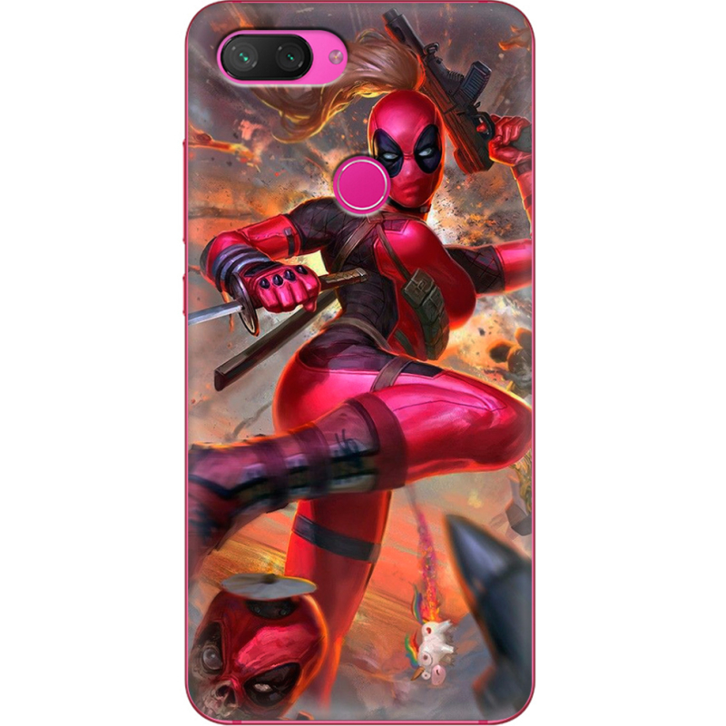 Чехол Uprint Xiaomi Mi 8 Lite Woman Deadpool