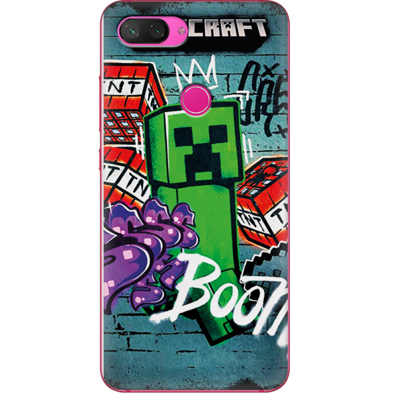 Чехол Uprint Xiaomi Mi 8 Lite Minecraft Graffiti