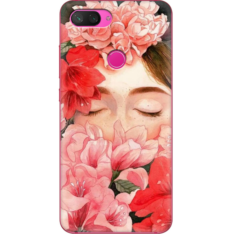 Чехол Uprint Xiaomi Mi 8 Lite Girl in Flowers