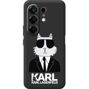 Чорний чохол BoxFace Tecno Camon 50 Cat in Black