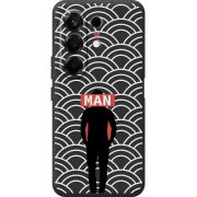 Чорний чохол BoxFace Tecno Camon 50 Man Pattern