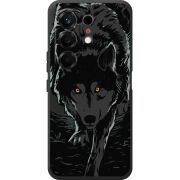Чорний чохол BoxFace Tecno Camon 50 Wolf