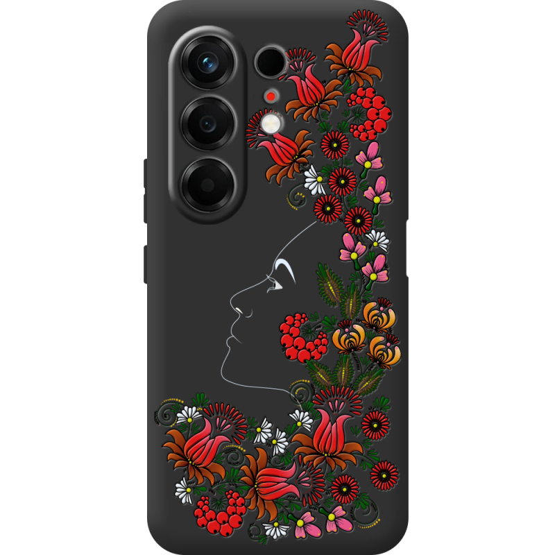 Чорний чохол BoxFace Tecno Camon 50 3D Ukrainian Muse