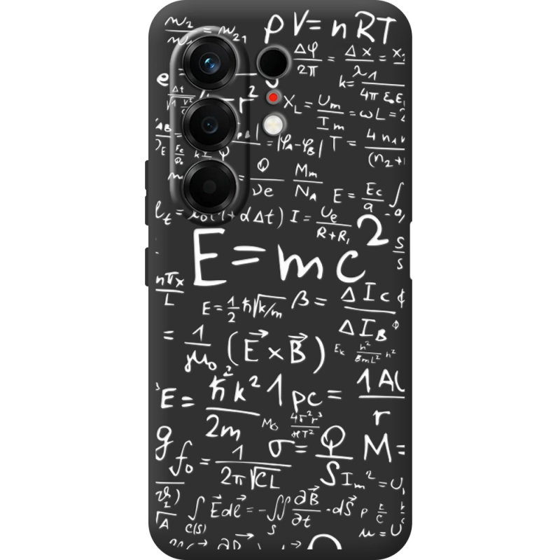 Чорний чохол BoxFace Tecno Camon 50 E=mc2