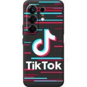 Чорний чохол BoxFace Tecno Camon 50 Tik Tok