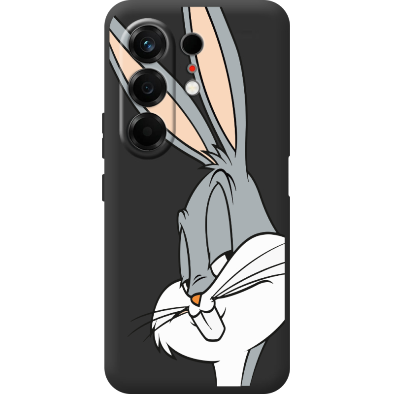 Чорний чохол BoxFace Tecno Camon 50 Lucky Rabbit