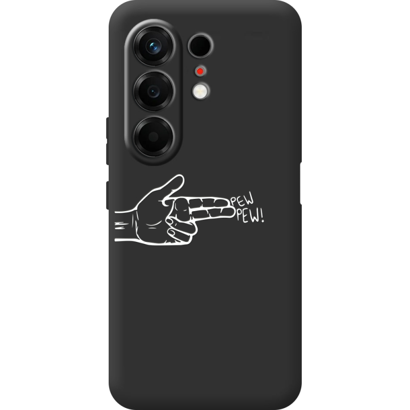 Чорний чохол BoxFace Tecno Camon 50 Pew Pew