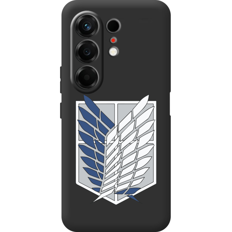 Чорний чохол BoxFace Tecno Camon 50 Атака Титанов Крылья Свободы