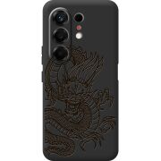 Чорний чохол BoxFace Tecno Camon 50 Chinese Dragon