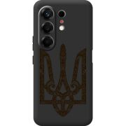 Чорний чохол BoxFace Tecno Camon 50 Ukrainian Trident
