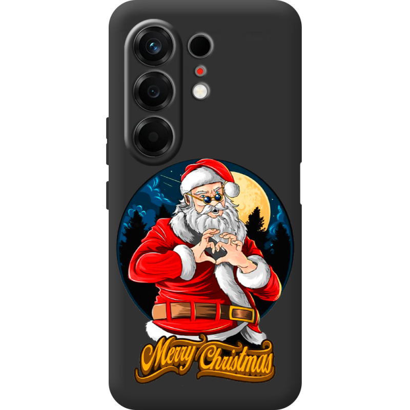 Чорний чохол BoxFace Tecno Camon 50 Cool Santa