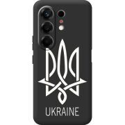 Чорний чохол BoxFace Tecno Camon 50 Тризуб монограмма ukraine