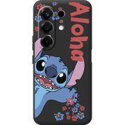 Чорний чохол BoxFace Tecno Camon 50 Гавайський гість Stich