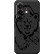 Чорний чохол BoxFace Tecno Camon 50 Grizzly Bear