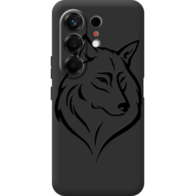 Чорний чохол BoxFace Tecno Camon 50 Wolf