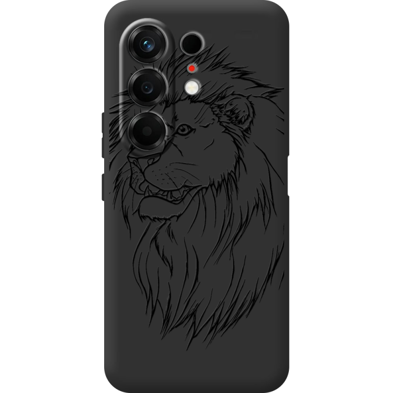 Чорний чохол BoxFace Tecno Camon 50 Lion