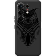 Чорний чохол BoxFace Tecno Camon 50 Owl