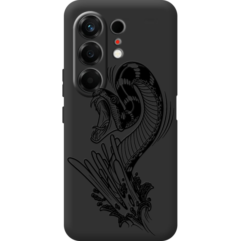 Чорний чохол BoxFace Tecno Camon 50 Snake