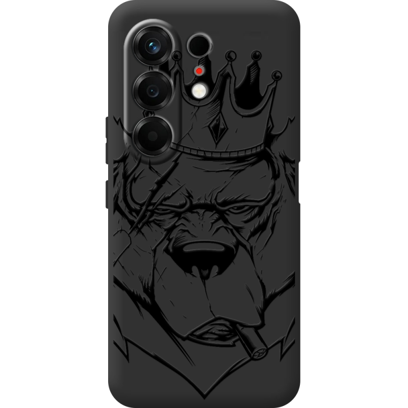 Чорний чохол BoxFace Tecno Camon 50 Bear King